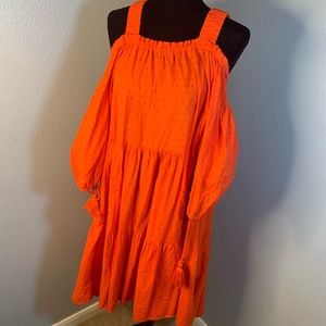 Bohemian HM Orange Flounce Dress